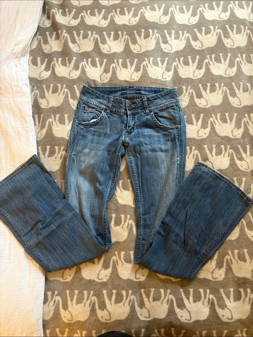 Hudson Jeans low rise denim flared